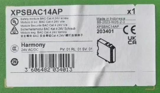 

Brand new Safety Relay XPSBAC14AP Fully stocked 1pcs product High quality Fast delivery