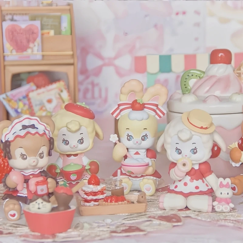뜨거운 판매 52toys Fuwa Fuwa-Glamour Cutie 시리즈 미스터리 박스 액션 피규어 무작위 Collectible 장난감 데스크탑 장식 축제 선물