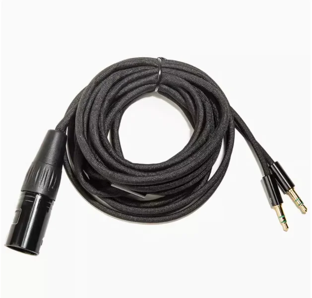 Dynamiczny kabel słuchawkowy HIFIMAN HE-R10 6,35 mm, jednostronny, czterordzeniowy kabel do modernizacji Canon Balance