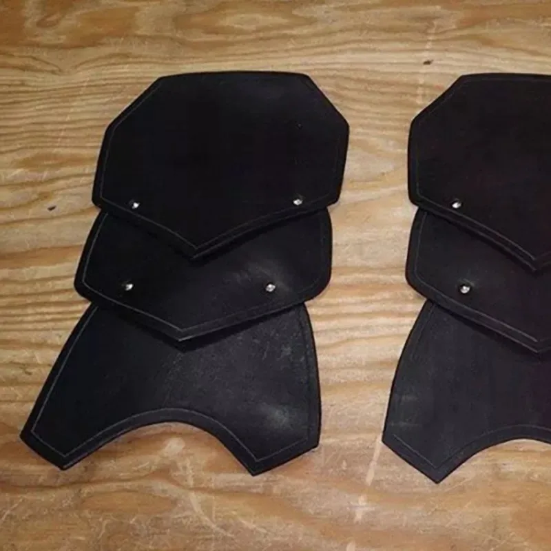 Kostum Cosplay Renaisans Abad Pertengahan Sabuk Kulit PU Tasset Armor Viking Knight Ranger Rok Pertempuran Gothic Steampunk Faulds LARP