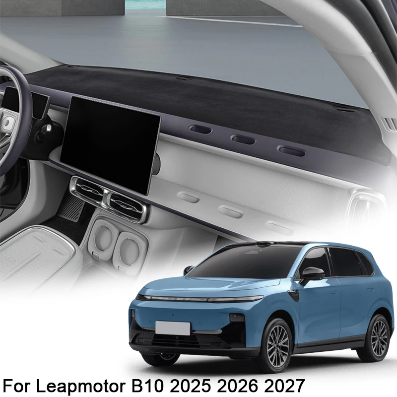 

For Leapmotor B10 2025 2026 2027 Car Dashboard Protective Mat Shade Cushion Pad Rose Carpet Mat Cover Automobiles Accessories