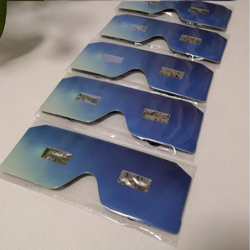 5PCS Premium Eclipse Eyeglasses AAS Approved Solar Glasses CE and ISO Certified HD Filter Film Crisp Image Goggles Paper Eyewear