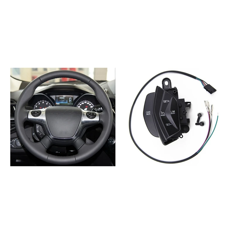 

Автомобильный переключатель круиз-контроля на руле с кнопкой LIM для Ford Focus Kuga 2012-2015, кнопки на руле