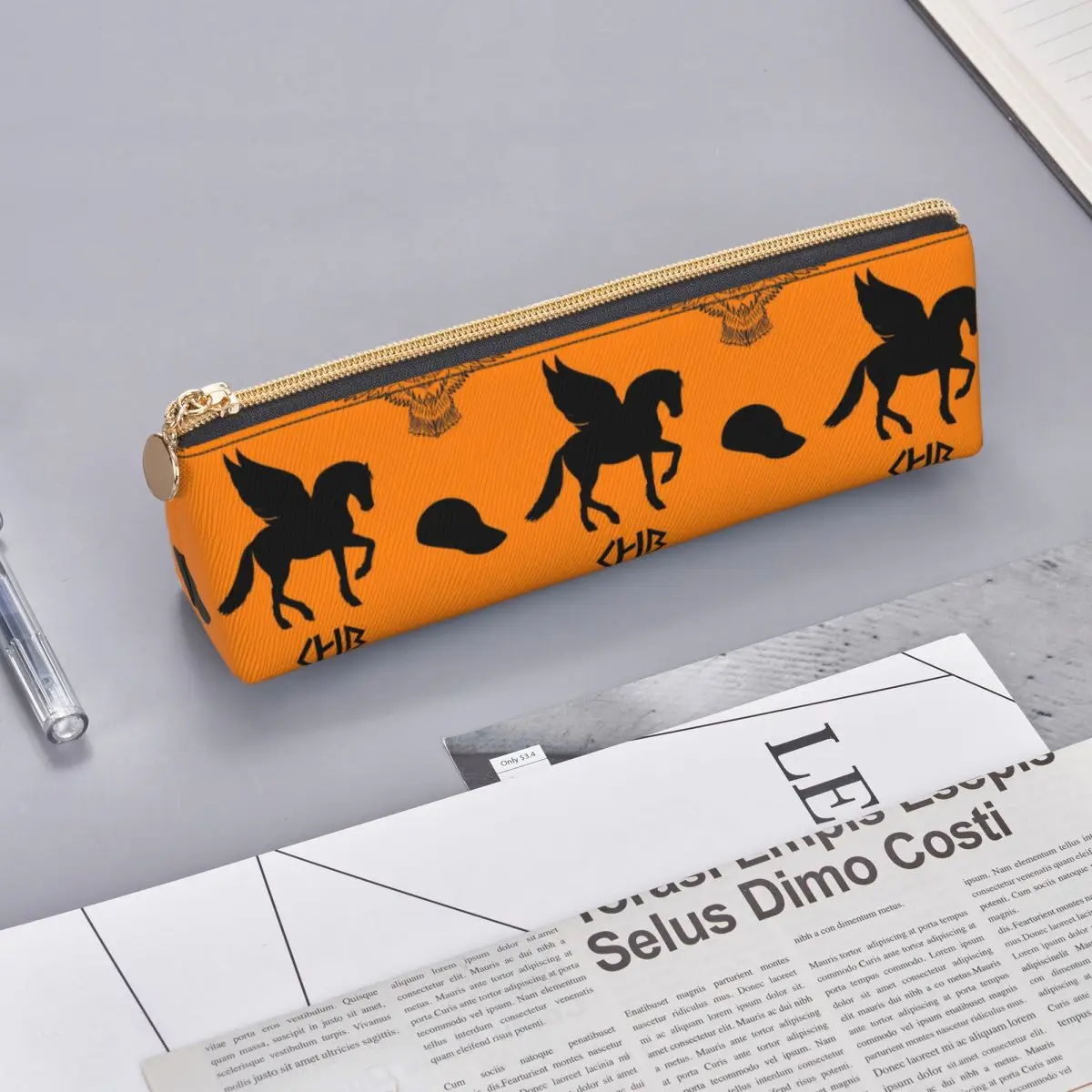 Camp Half Blood Annabeth Pattern Pencil Case for Boy Girl School Pen Box Pencil Bag Stationery Supplies Pen Holder Bag