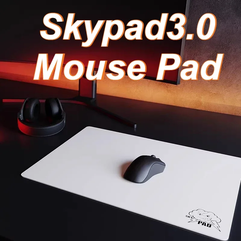 Skypad3.0 Mouse Pad Cloud Glass Gaming Mousepad Waterproof Smooth Surface Upgrade Coated Desk Mat for FPS Valorant Copy Version