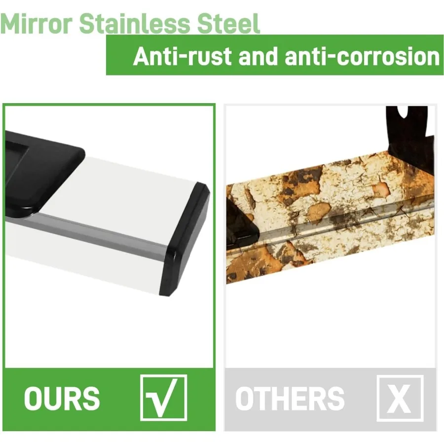 6 لوحات تشغيل متوافقة مع 20092014 Ford F150 Super Crew Cab قضبان جانبية Nerf للمركبات مع 4 أبواب كاملة الحجم