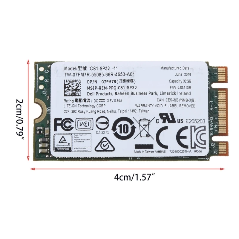 L6G SSD 32G Compact-Desktop Drive-HDD/SSD Interne Festplatte für M.2-Schnittstelle 4-fache für Direktversand