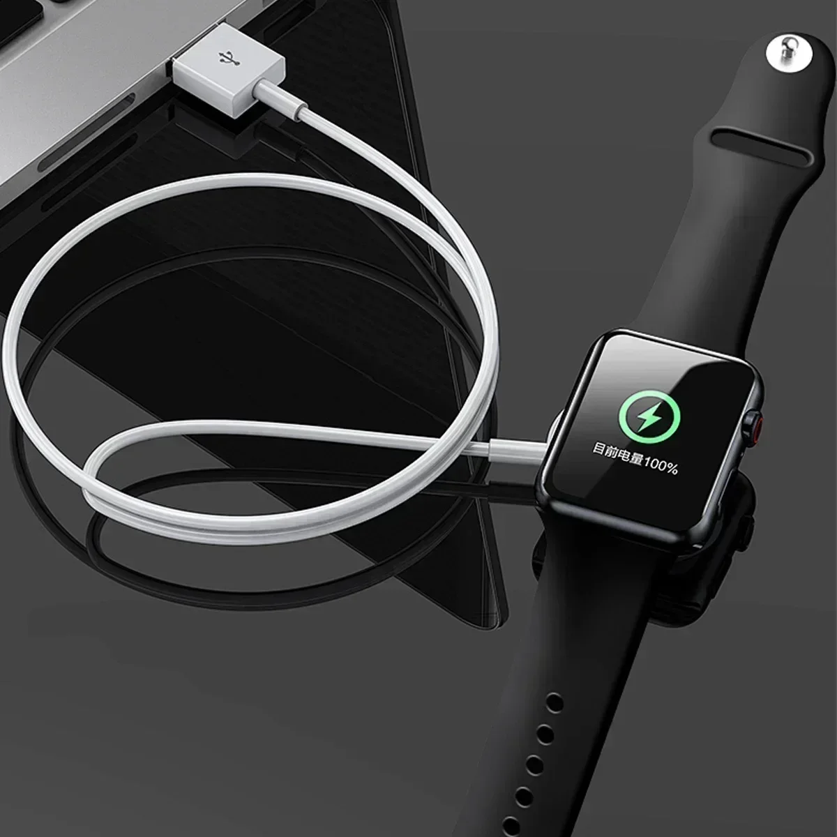 Relógio portátil carregador sem fio usb tipo c para apple watch iwatch série s10/s9/9/8/7/6 ultra 5/4/3/2 se carregamento rápido magnético