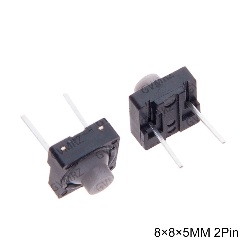 8x8x5MM 2PIN 4PIN Conductive Silicone Soundless Tactile Tact Push Button Micro Switch Self-reset