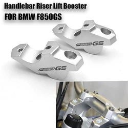 CNC Aluminum Motorcycle Handlebar Riser Lift Booster For BMW F850GS F 850 GS ADV adventure Handle Booster Pads Holder Kit