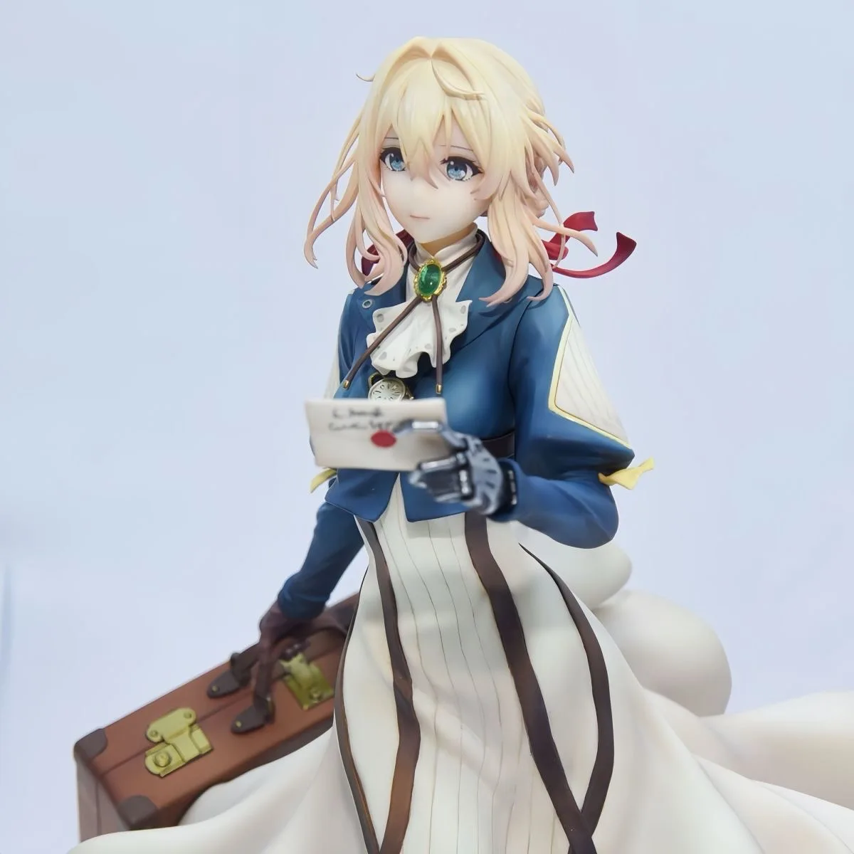 27 سنتيمتر البنفسجي Evergarden شخصيات كرتونية فتاة جميلة ونقية Gk نموذج سطح المكتب زخرفة زينة أفضل الهدايا النادرة للأطفال #3