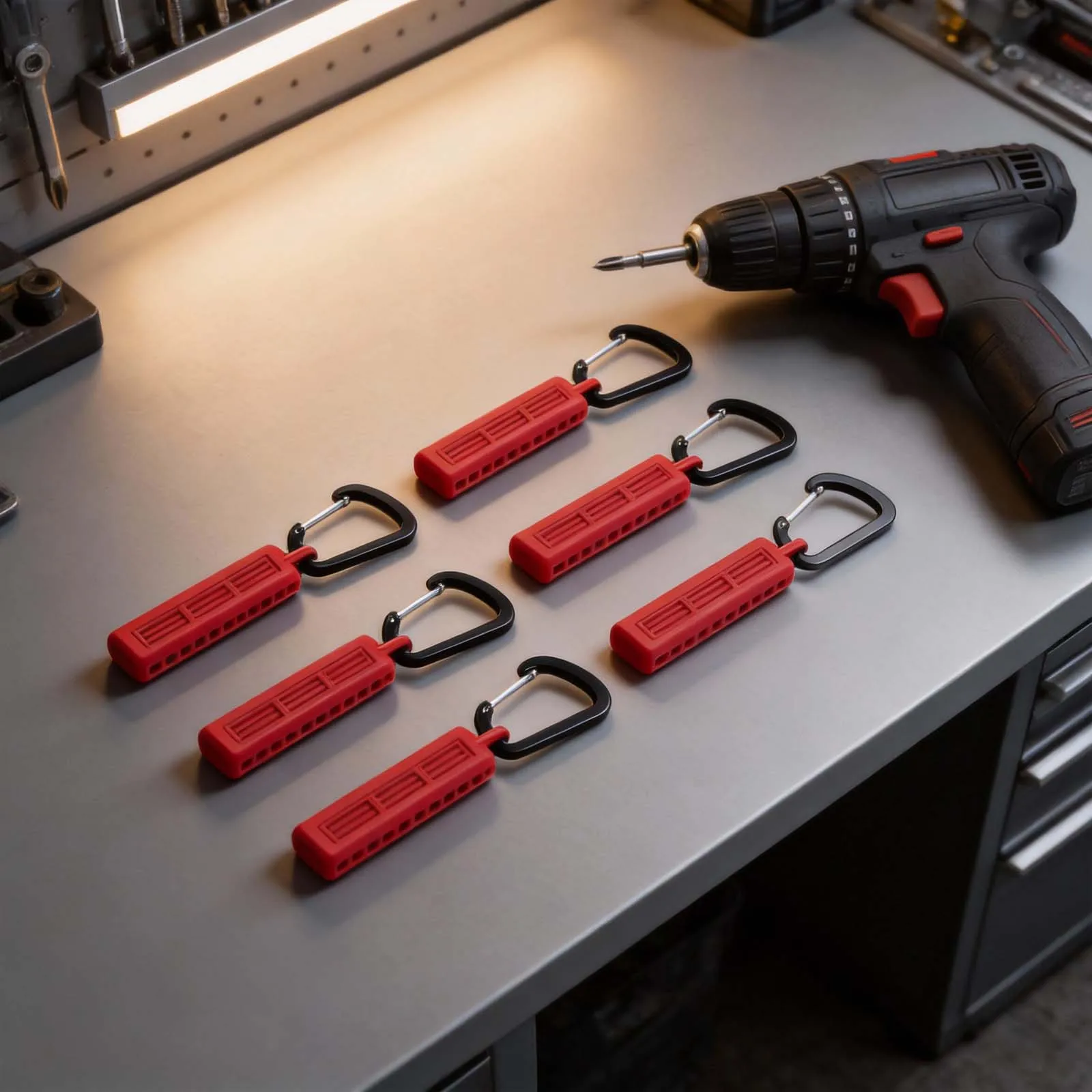 

Hex Shank Bit Organizer Portable Tool Organizer 10 Holes Storage Robust Rubber Material Efficient Tool Management