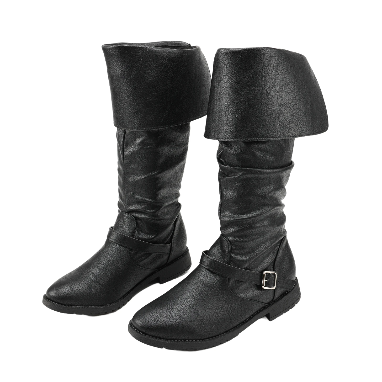 Men Medieval Pirate Boots Renaissance Cosplay Boot for Men Halloween Costume Shoes