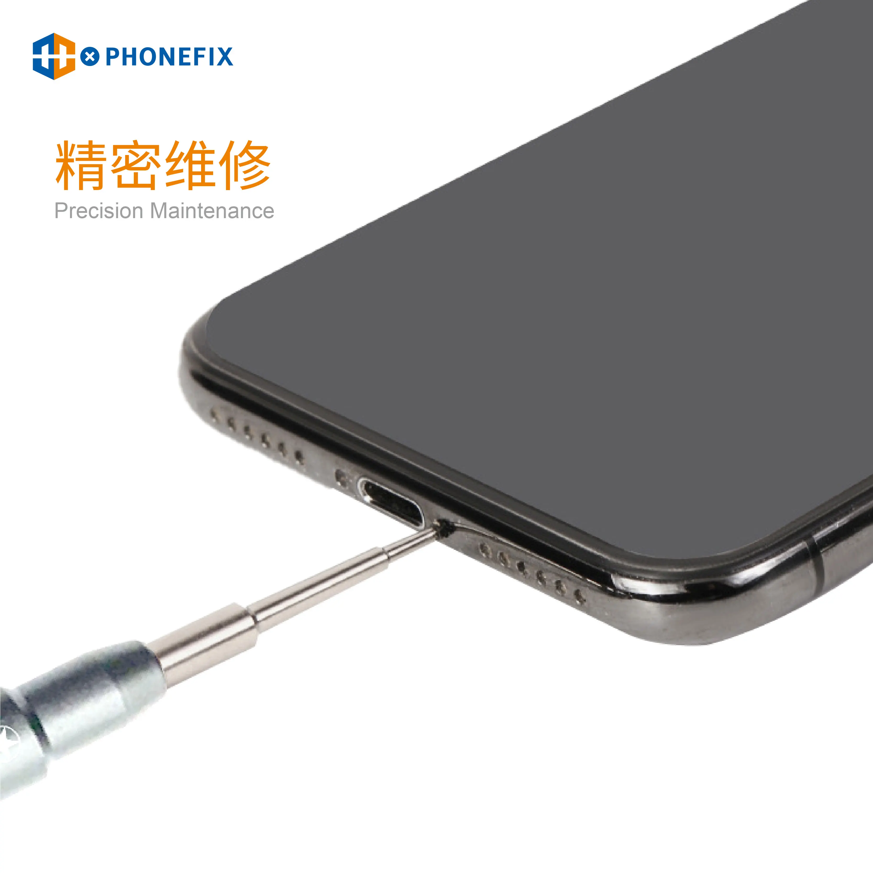 Chave de fenda de precisão para manutenção de celular, bits antiferrugem e antiderrapantes, Phillips, Y0.6, Pentalobe 0.8 M2.5 e T2, OEM