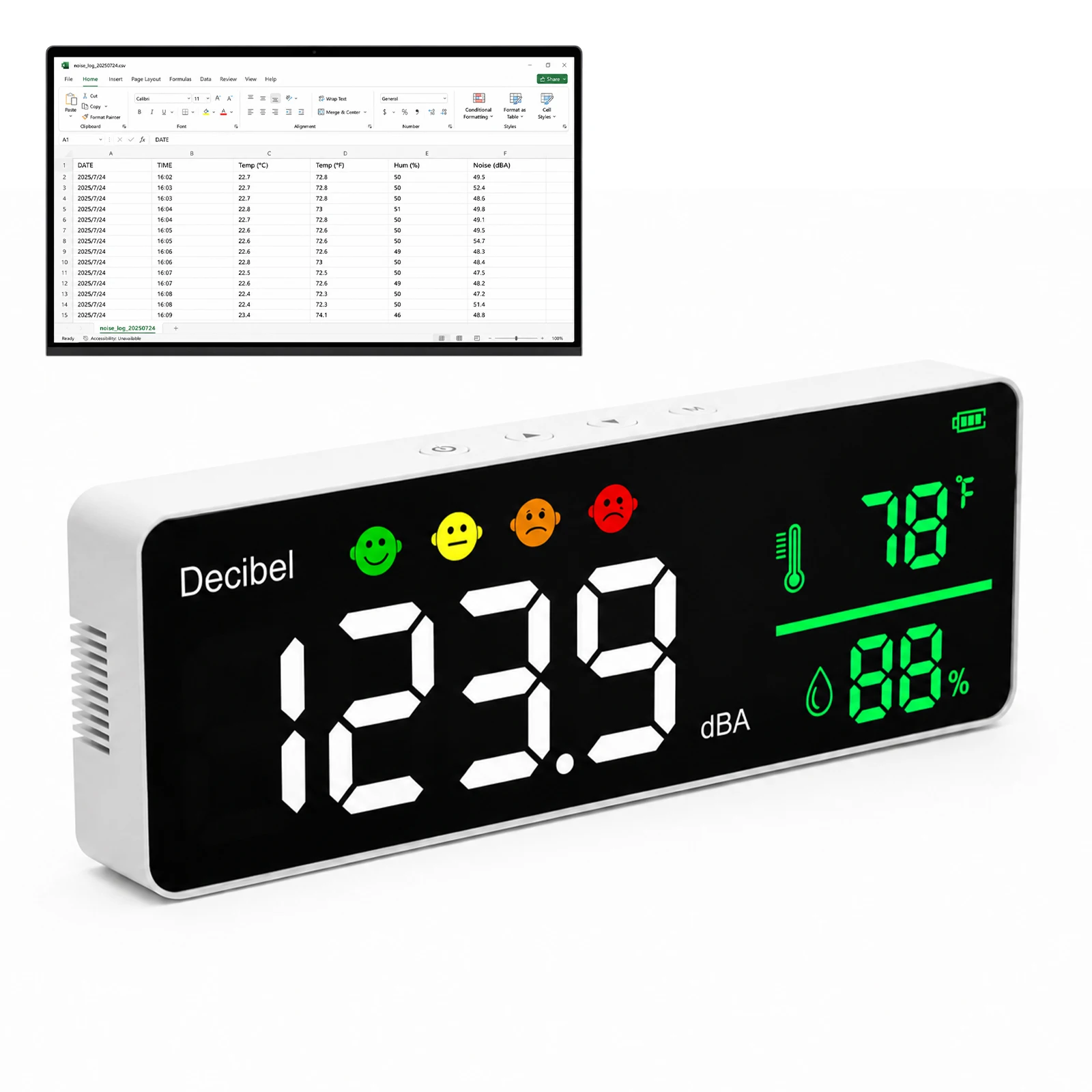decibelmetre-avec-enregistrement-des-donnees-decibelmetre-sonore-11''-4-000-pieces-affichage-mural-des-donnees-bruit-temperature-humidite-avec-alarme
