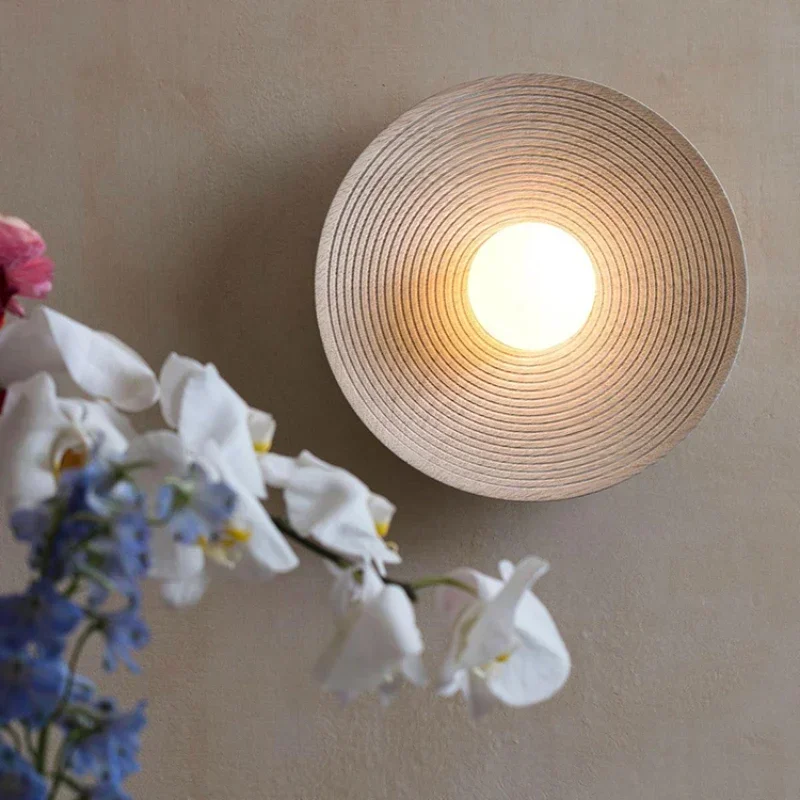

Retro Led Wall Lamp Living Room Bedroom Bedside Lamp Aisle Wall Home Decorative Art Wabi Sabi Indoor Lighting Wall Light