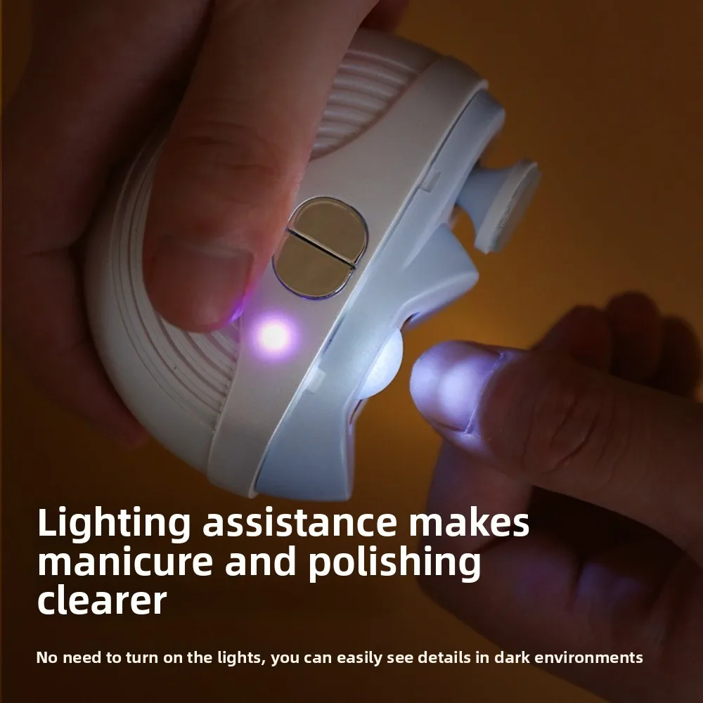 

Многофункциональные электрические умные машинки для стрижки ногтей с 3 скоростями, LED-подсветкой, защитой от брызг и защемления