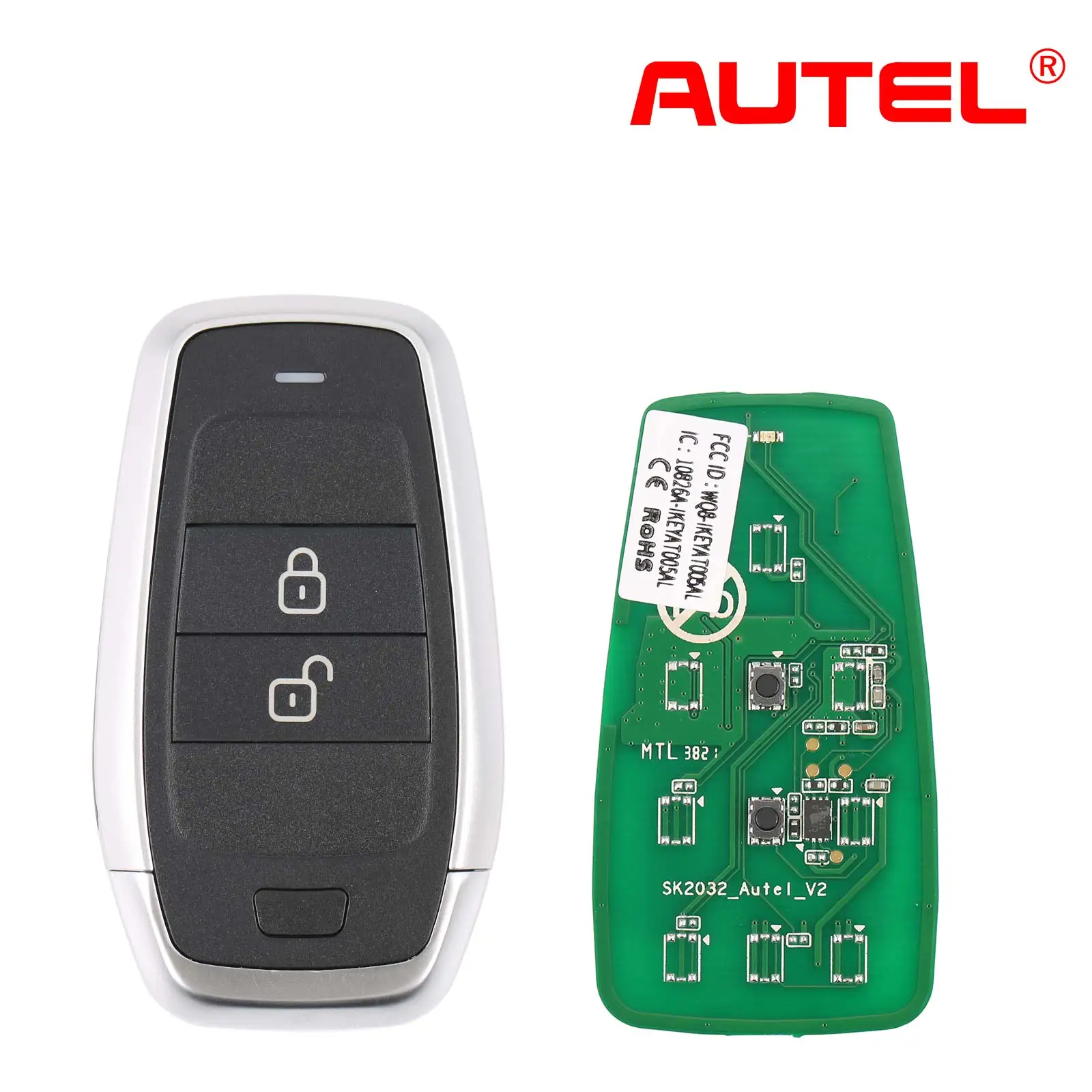 1PCS AUTEL MaxiIM IKEY Standard Style Independent Smart Key Used with KM100 KM100E IM508 IM608 IM608PRO Key Generator Programmer