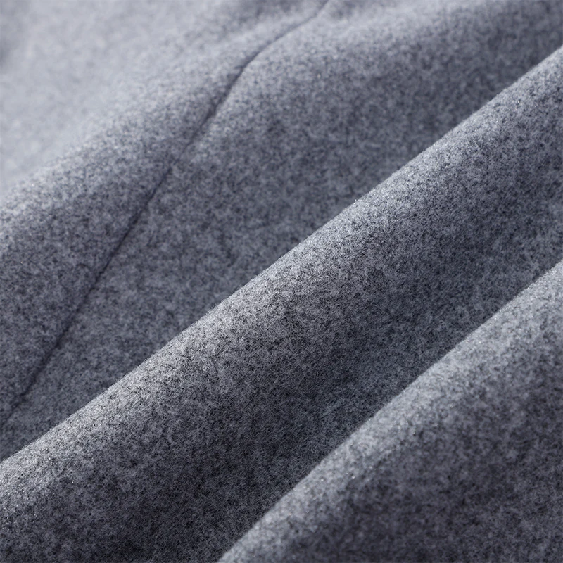 Elegante Wolljacke mit Stehkragen für Damen, Lose Passform, Lange Ärmel, Einreihig, mit Reißverschluss, Damenjacke, Herbst-Winter-Oberbekleidung 2026 – Detail 27
