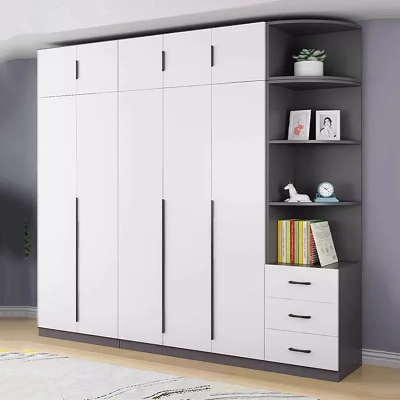 

Clothes Storage Wardrobe Luxury Multifuncion Drawers Portable New Wardrobe Clothes Nordic Armario Multiuso Bedroom Furniture