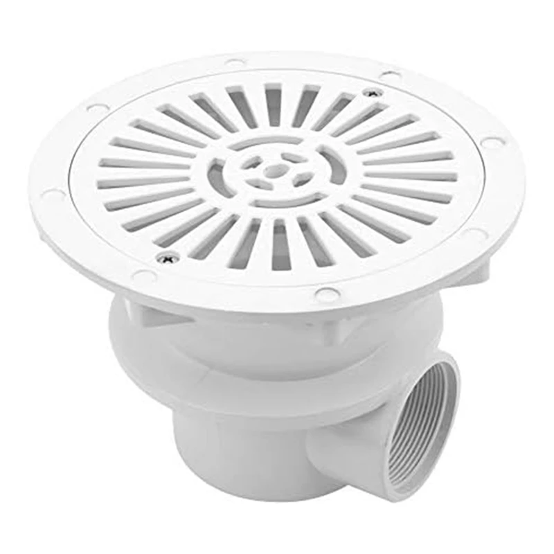 1 PCS Pool Backwater Civil Construction Pool Main Drainer Swimming Pool Floor Drain White