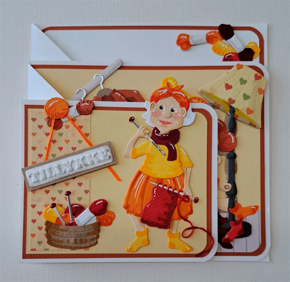 May 2026 New by Lene Release Cutting Dies Danske Tekster Presents Accessories Cut Die Stamps Set DIY Scrapbooking Paper Craft