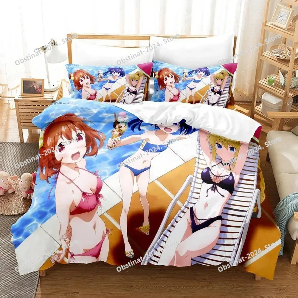 

3d Kawaii Anime Matoi The Sacred Slayer Bedding Set Single Twin Full Queen King Size Bed Set Adult Kid Bedroom Duvetcover Sets
