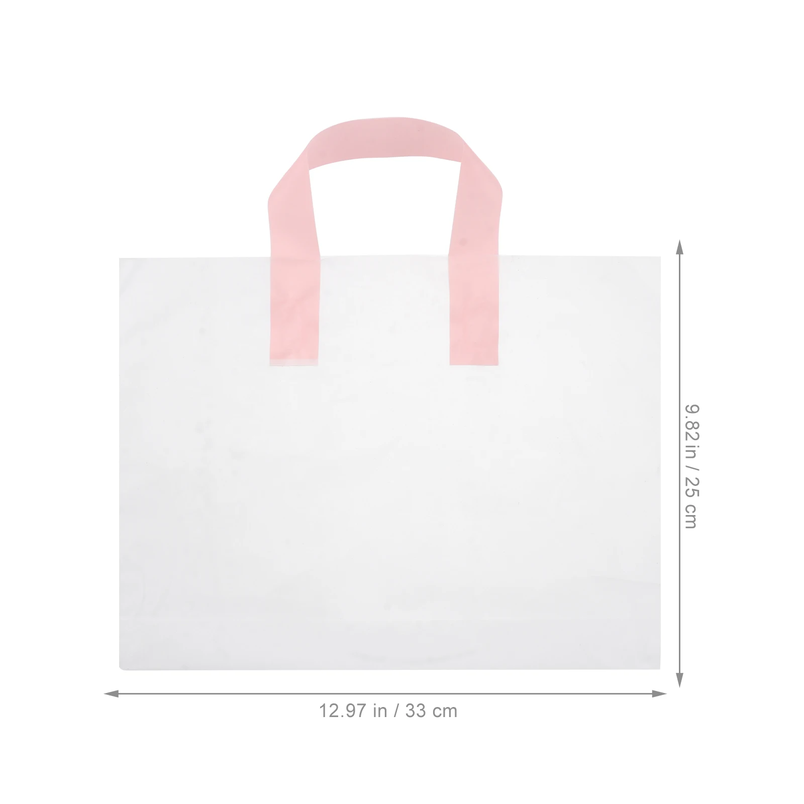 

50 Pcs Portable Clothing Thicken H Gift Pouch Low Transparent Transparent Thicken Bag Durable Carrier Bag Stylish Low