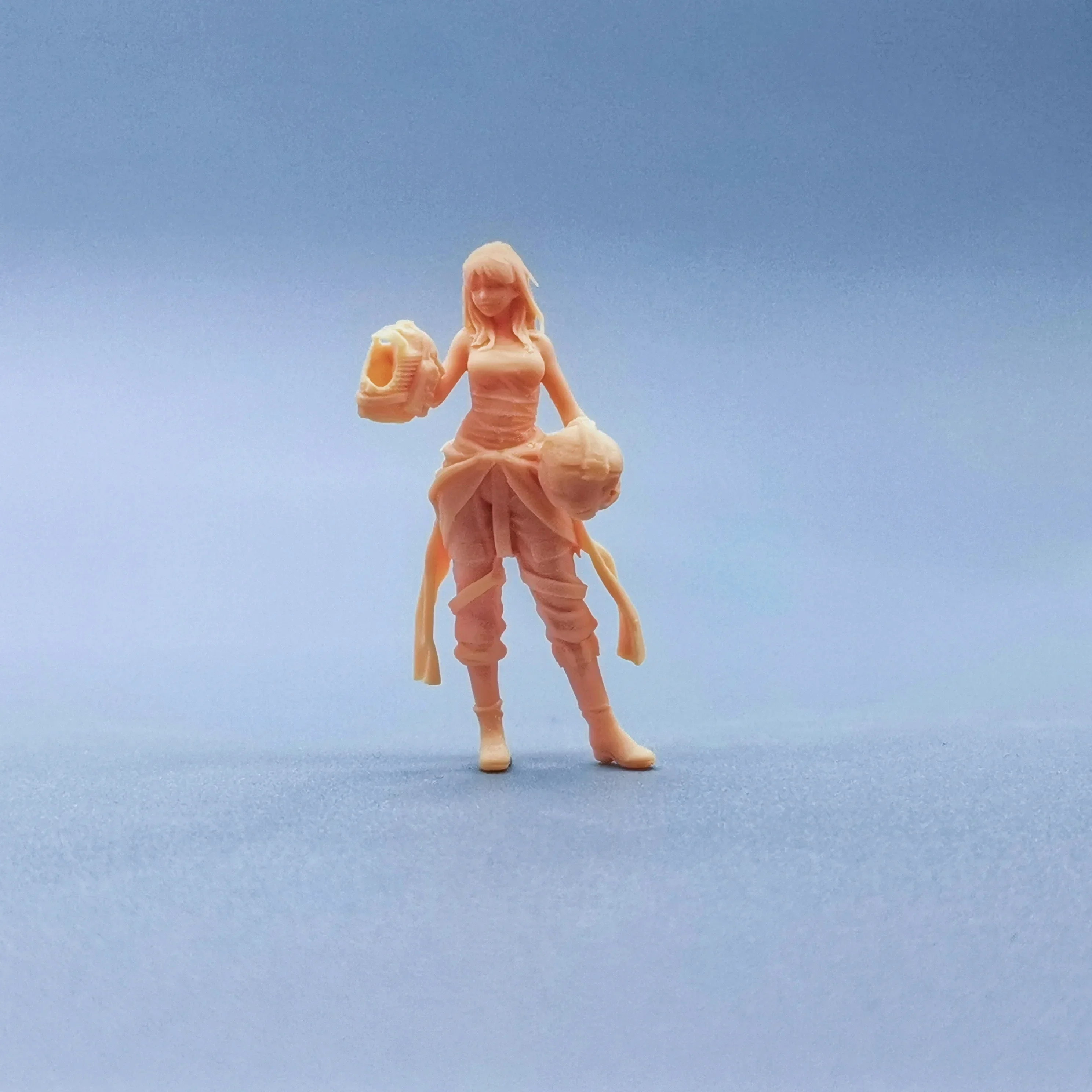 Maßstab 1:64 Figuren Modell Harz Jana Med ungefärbte Miniaturen Diorama handbemalt C001
