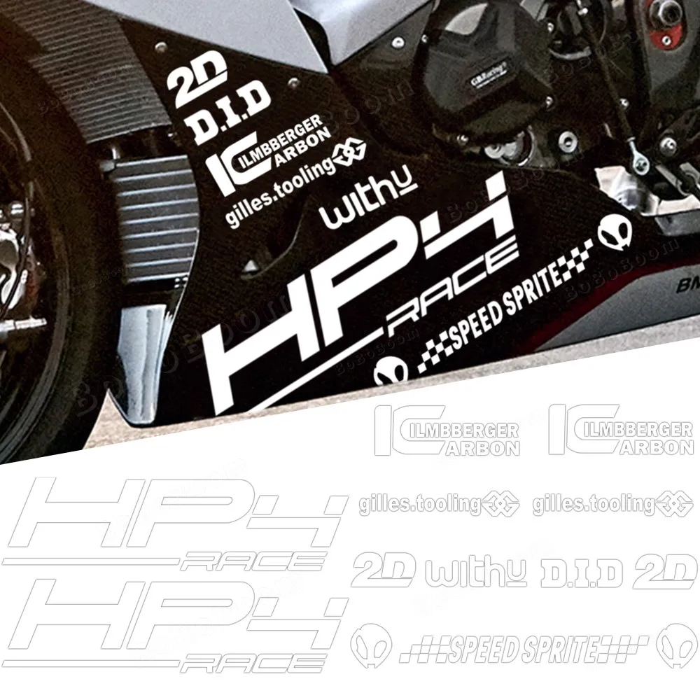 Motorcycle Accessories Sticker Racing Side Stripe Tank Faring Decal Waterproof For HP4 S1000RR 2015 2016 2017 2018 Sticker