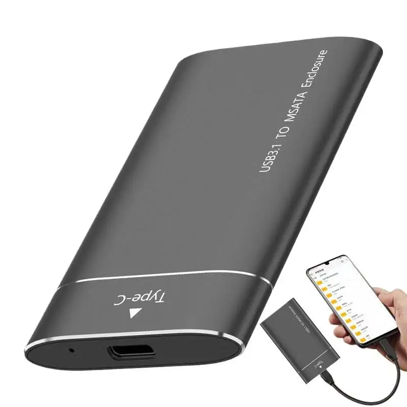 USB External Hard Drive 500GB Ultra Slim External Harddrive USB Hard Drive Black Laptop External Hard Drive Data Storage