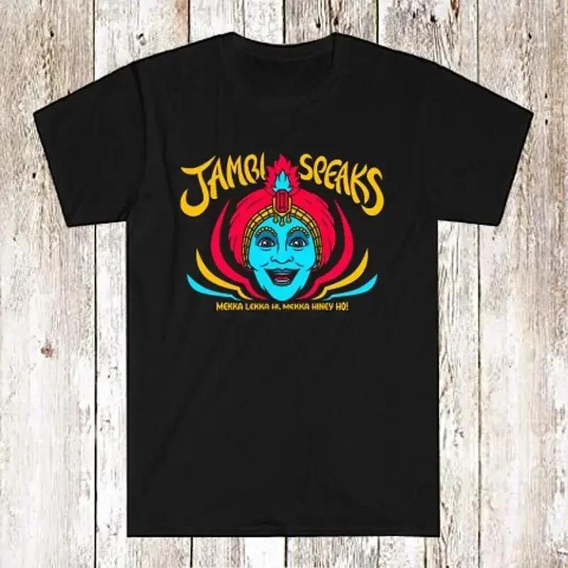 JAMBI Pee Wee s Playhouse Men s Black T Shirt Size S 5XL