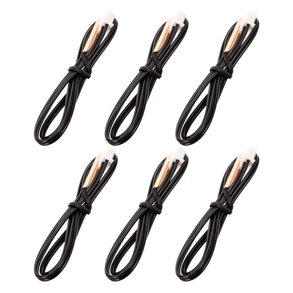 

6pcs High Conditioning Temperature Sensor Copper Thermistor Probe 39Cm For Ac Refrigerator