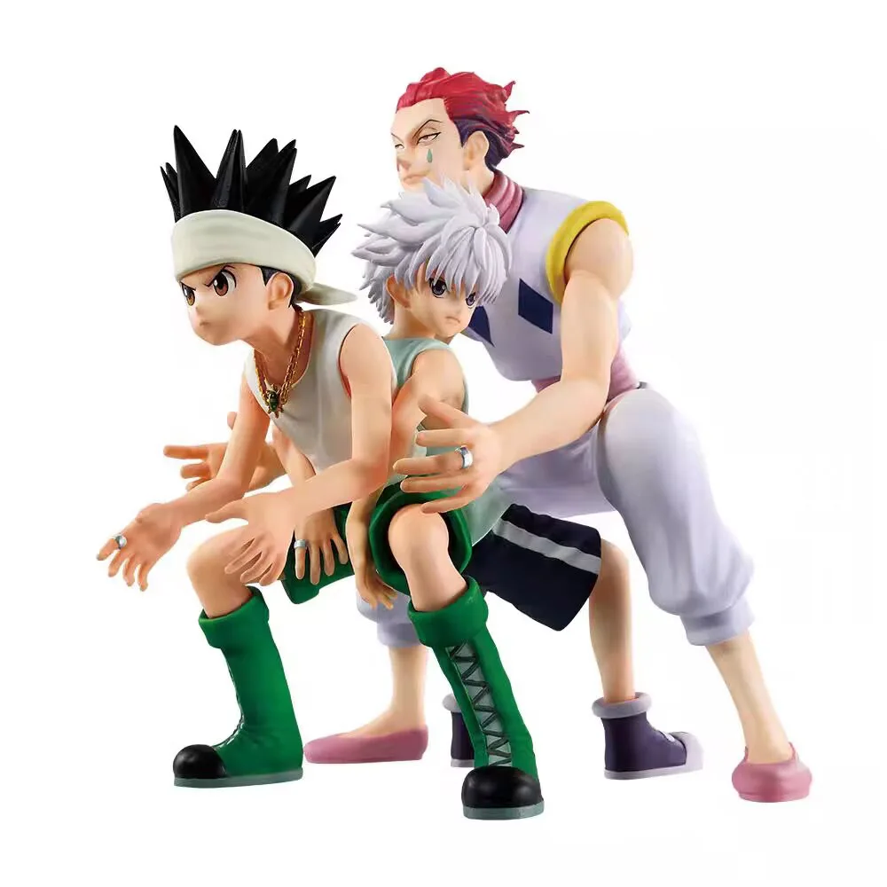 

2025 lowest price Japanese original anime figure Killua Zoldyck/GON/Hisoka Greed Island action figure collectible model toys