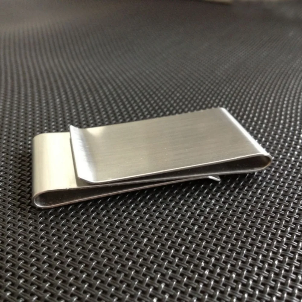 

Wallet Small Size Metal Pocket Holder Stainless Steel Stainless Steel Money Clip For Fashion Accessory Travel Business Meetings