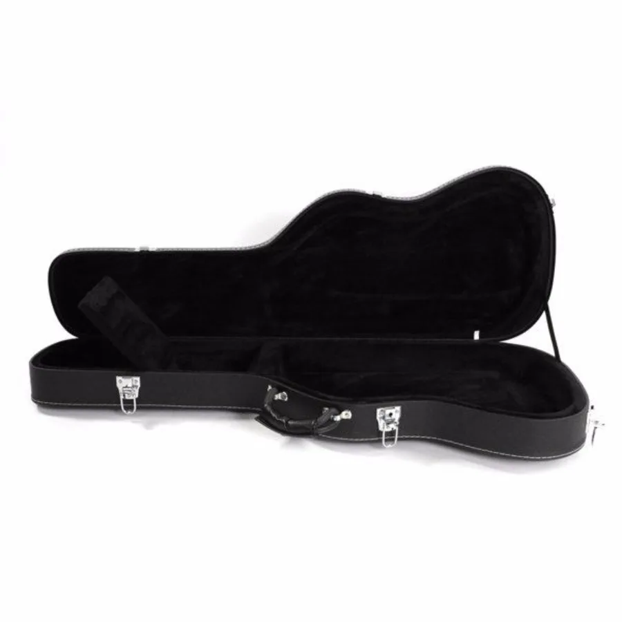 

[Replace 2484535]ST High Grade Electric Guitar Hard Case Microgroove Flat Surface Straight Flange Black