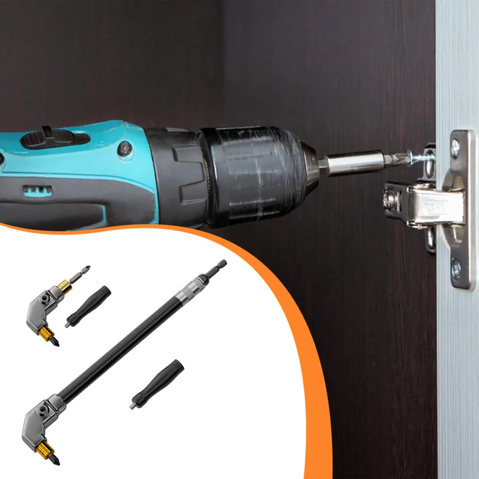 Professional Power Tool Hand Adapter Compact Design Extension for Furniture Assembly and Repair