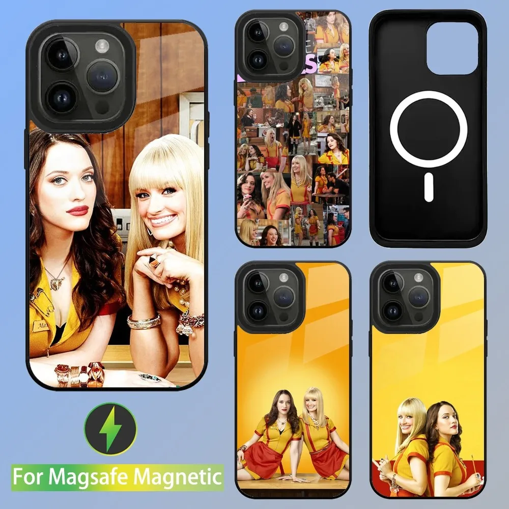 

2 Broke Girls TV Series Phone Case For iPhone 15,14,13,12,11,Plus,Pro,Max Mini Magsafe Magnetic Wireless Charging