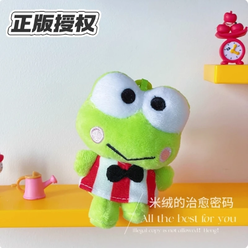 Schattige Big-Eyed Kikker Knuffel Hanger Japanse Populaire Cartoon Stijl Zachte Tas Hangende Decoratie Sleutelhanger Zoet Vakantiecadeau