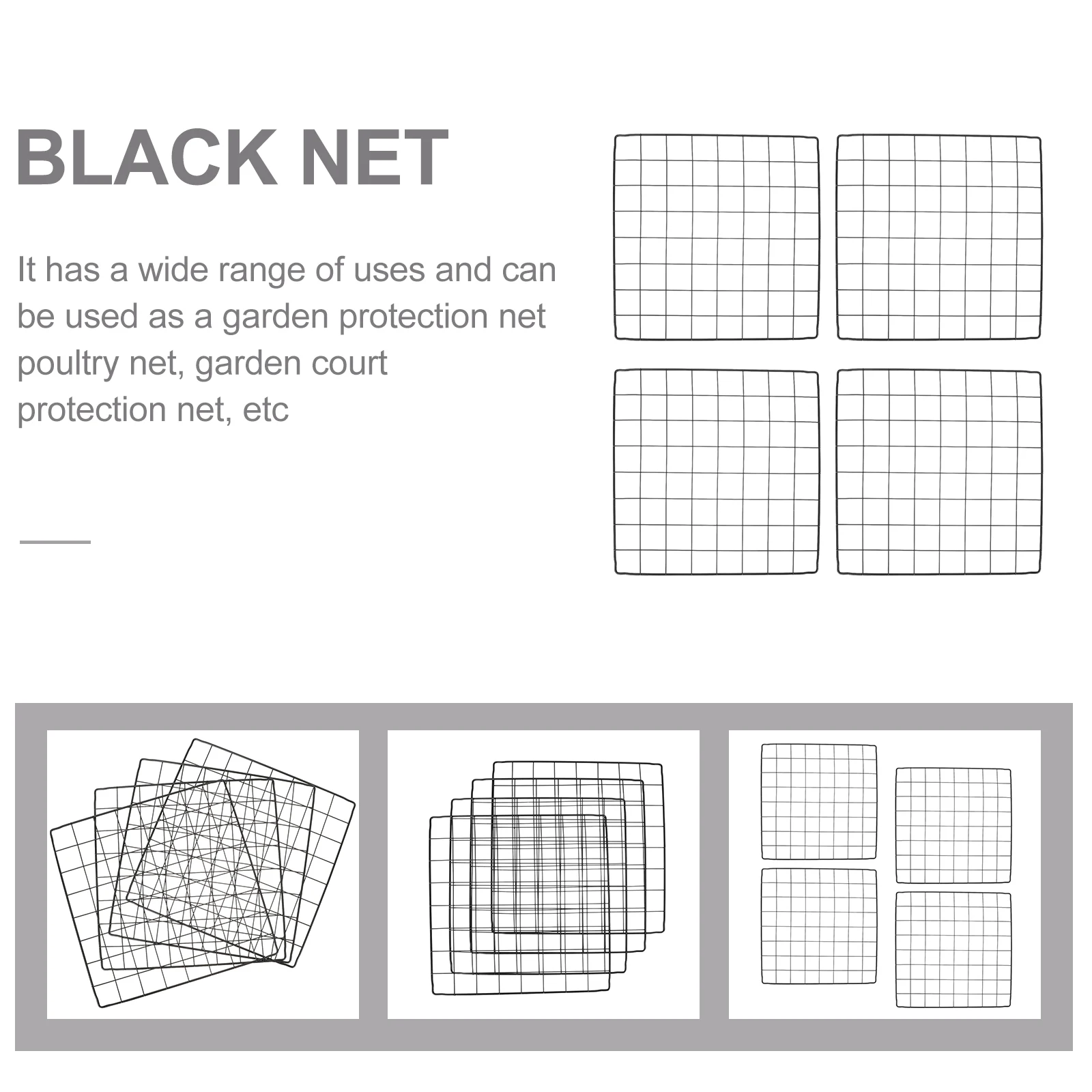 4Pcs Haustier Käfig Zubehör Schwarz Verdickte Eisen Zaun Blätter für Hund Laufstall Huhn Draht Zaun DIY Montieren Kaninchen isolation