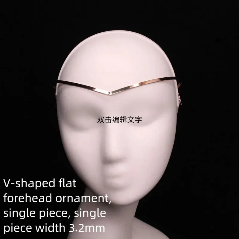 Metal Crown Base Frame for DIY Elf Tiara or Ballet Headpiece, double V-shaped  Circlet for Cosplay, Wedding or Stage Use view 4