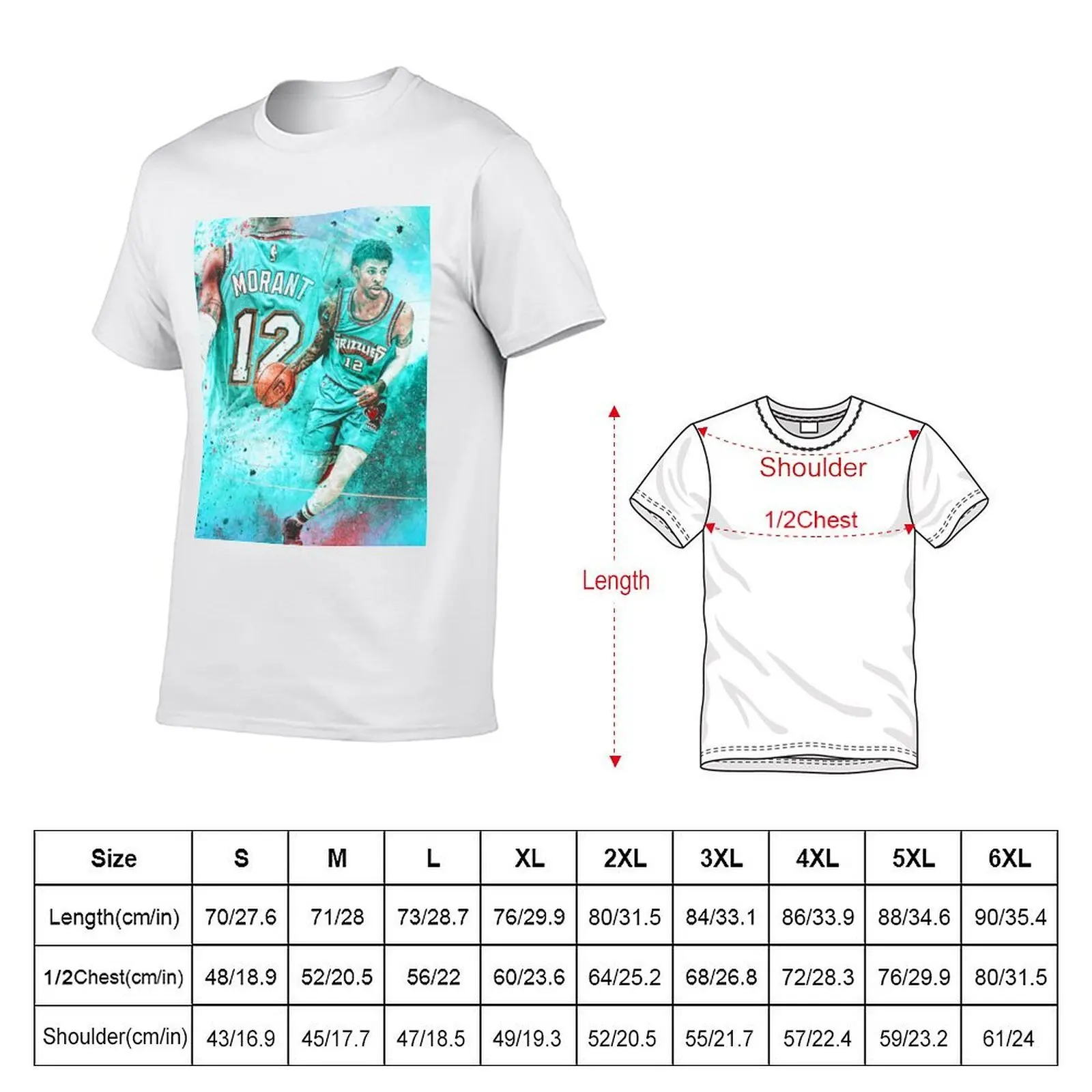 Ja Fly Morant 12 T-Shirt affliction shirts oversize t-shirts man shirts men graphic