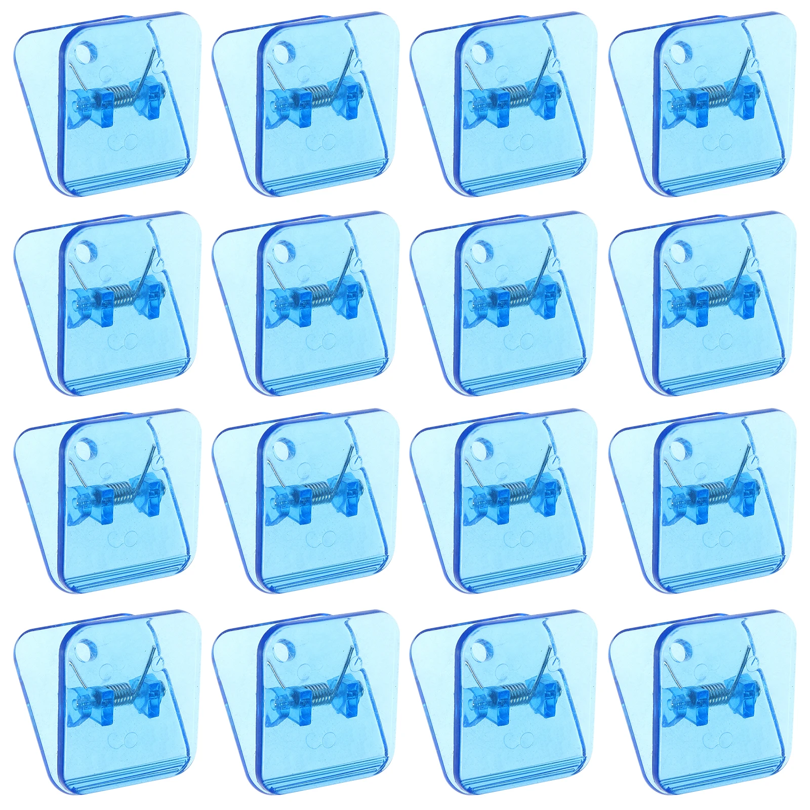 

20pcs Document Clips Acrylic Metal Small Binder for Wall Art Crafts Party Photo Decor Reusable Picture Clamps Office School