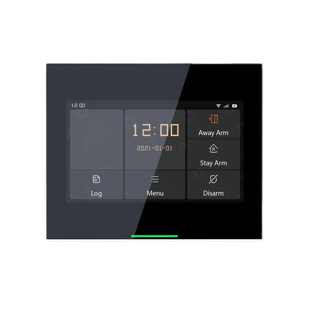 

Hot Seller 4.3 Inch Touch Screen Home Alarm Security Multi-Language Smart WiFi GSM Battery Powered Smart Alarm System