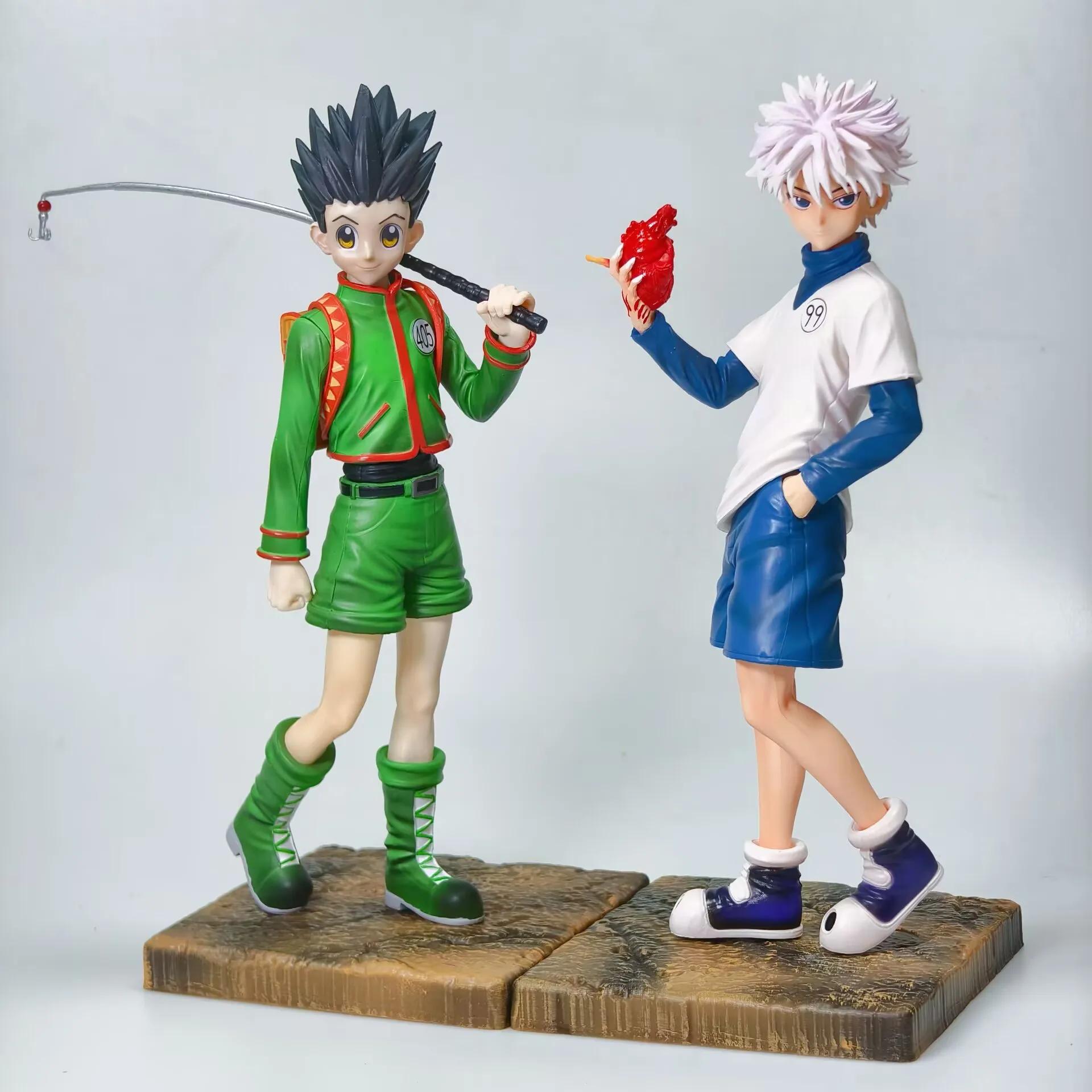 2025 Full Time Hunter Handheld Xiaojie Qiben Box Set Anime Randmodel Pop Auto Desktop Decoratie Ornament Festival Gift