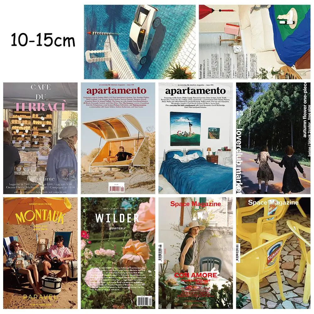 10PCS The South Wind Caresses The Sleeves Sticker Poster Butterflie Laptop Luggage Coffee 10×15CM Refrigerator Painting Toy Card