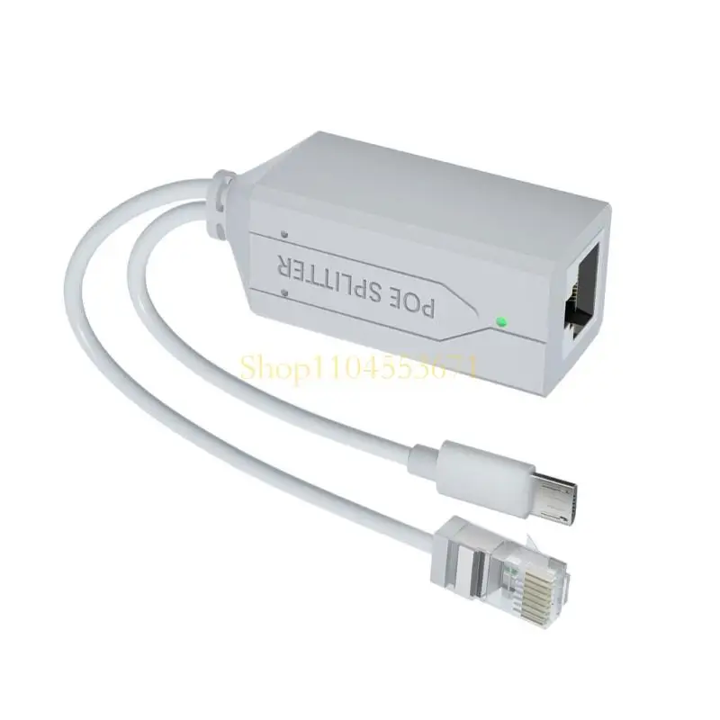 Best Seller Miniature Micros USB/Type c Active Poe Splitter Power Converters DC40V To DC5V For Security Camera And Networking