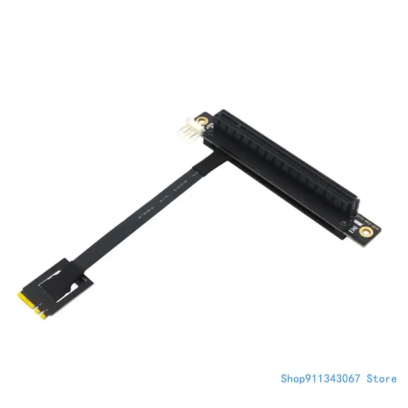 M.2 A+E to PCIe X16 Extension Cord, 270 Degree Turn for Computer Graphics Expansion Conversion Cable Drop shipping