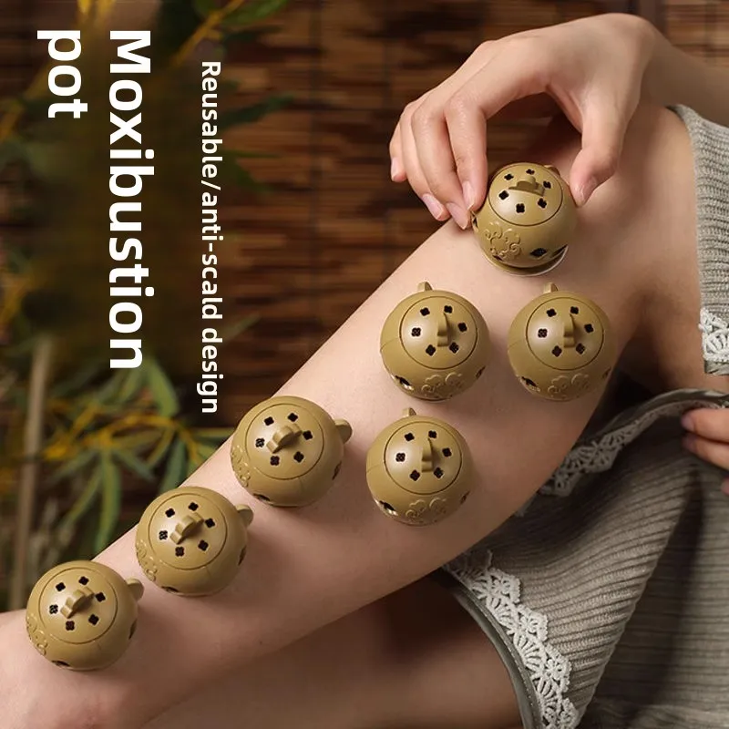 

Portable Home Moxibustion Cup Set, Multifunction Smokeless Therapy Kit, Full Body Care & Pain Relief