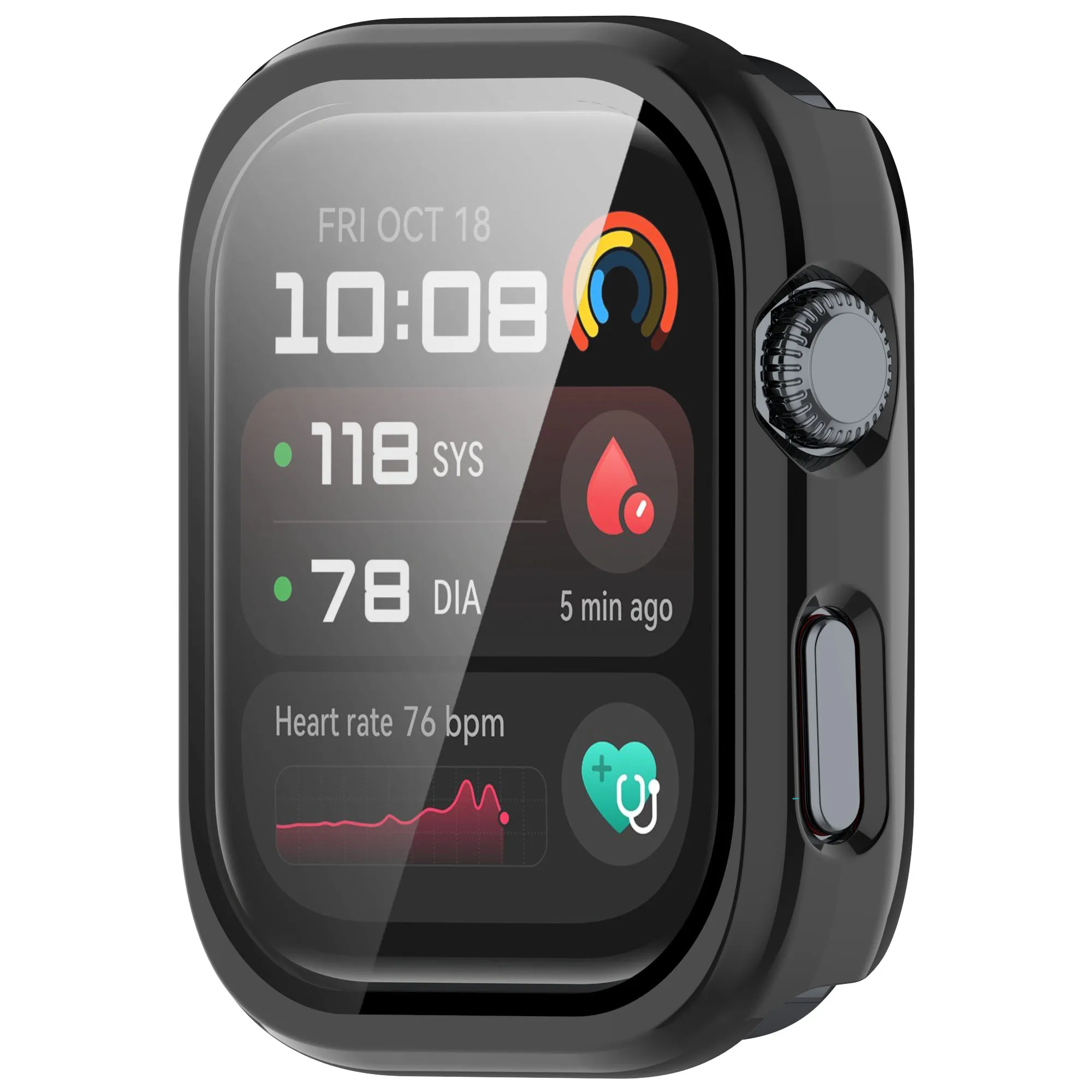 แก้ว + กรณีสําหรับ Huawei Watch D2 ป้องกันหน้าจอ Anti-Scratch ฟิล์มกันชนป้องกัน PC สําหรับ Huawei Watch D2 อุปกรณ์เสริม